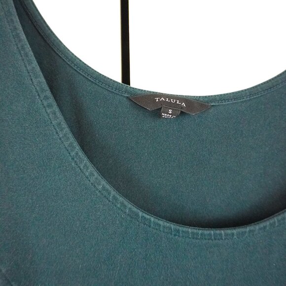 Aritzia (Talula) "Lambeth" Long-Sleeve Fit & Flare Mini Dress in "Everest" - Picture 6 of 8